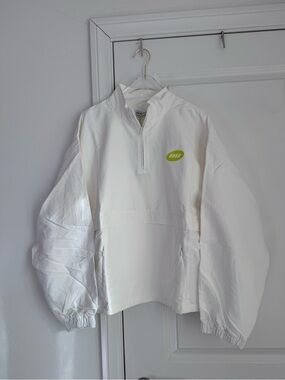 NWT Dairy Boy Track Jacket Bright White Size M/L